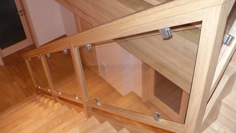 Dřevěné schodiště na míru - realizace 8